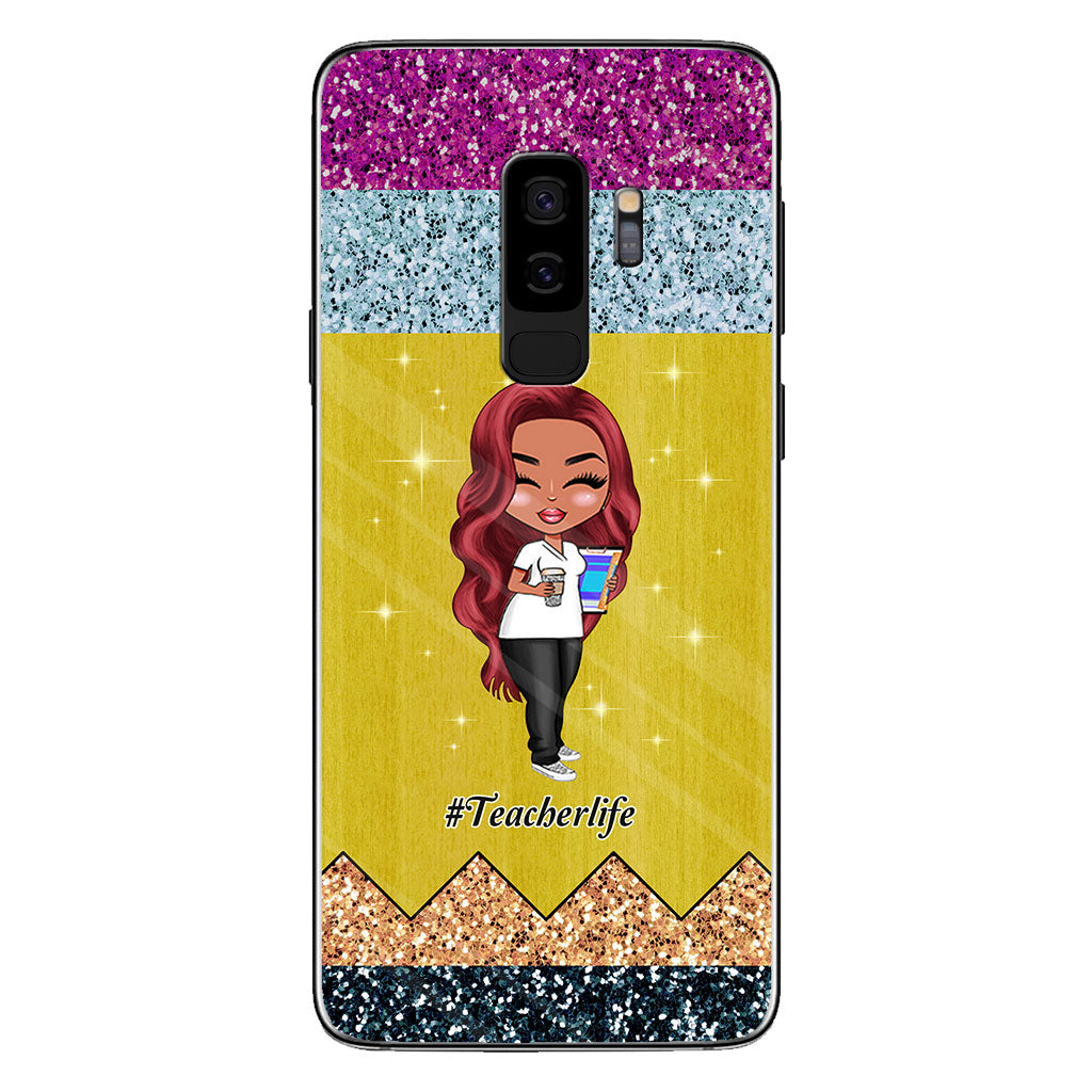 Lehren ist eine Herzensangelegenheit – Personalisierte Handyhülle für Lehrer mit 3D-Musterdruck