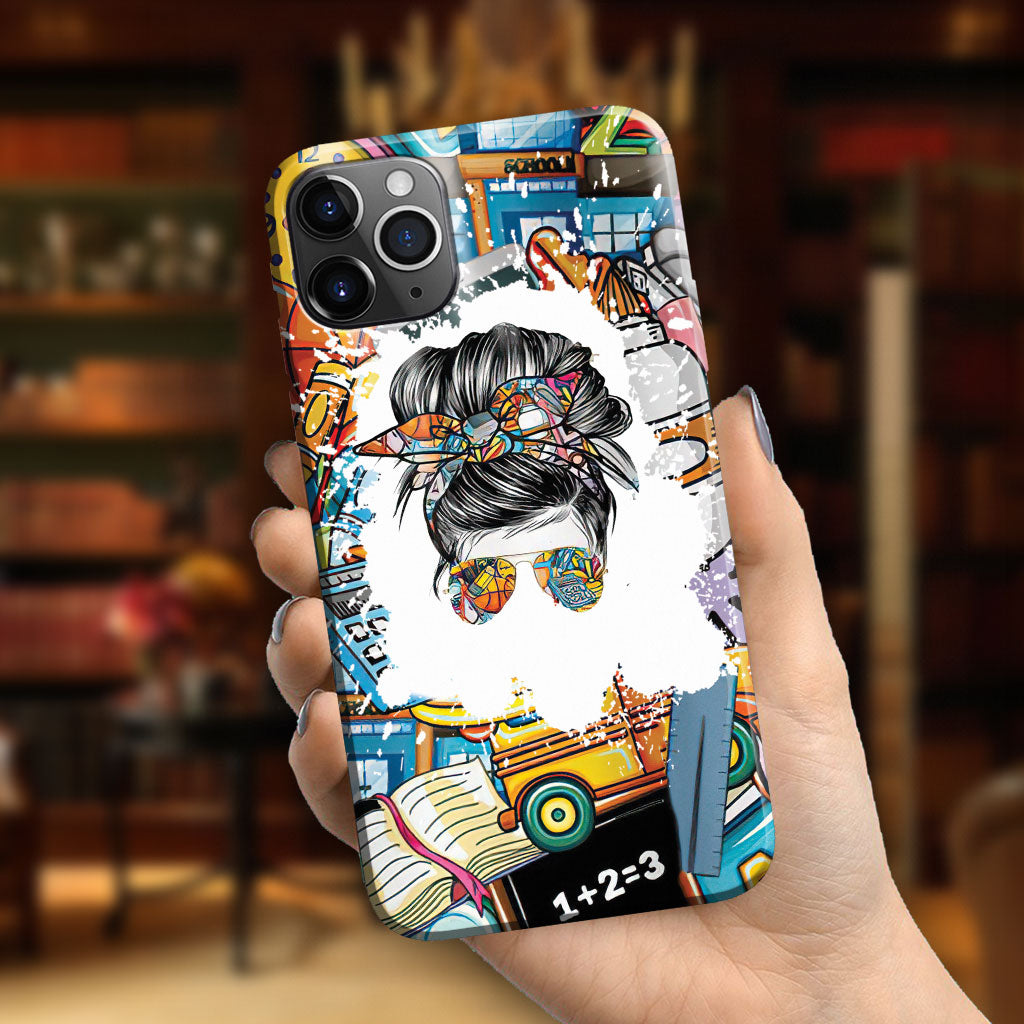 Personalisierte Handyhülle für Lehrerleben