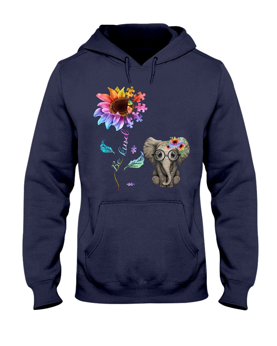Elefant sei nett – T-Shirt und Hoodie zur Sensibilisierung für Autismus 0520