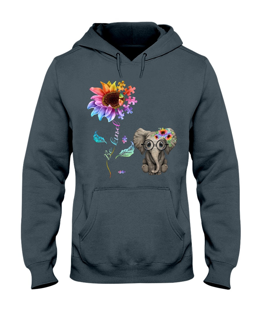 Elefant sei nett – T-Shirt und Hoodie zur Sensibilisierung für Autismus 0520