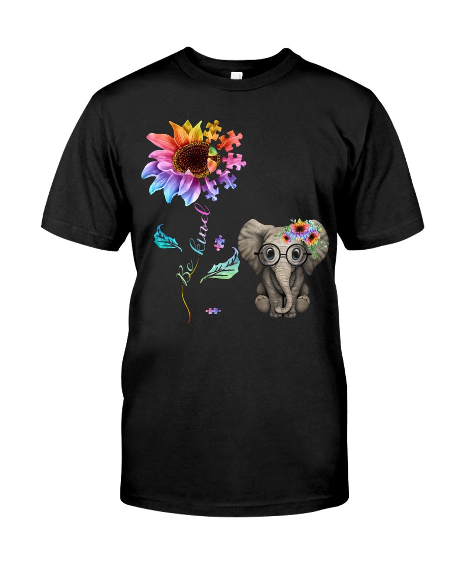 Elefant sei nett – T-Shirt und Hoodie zur Sensibilisierung für Autismus 0520