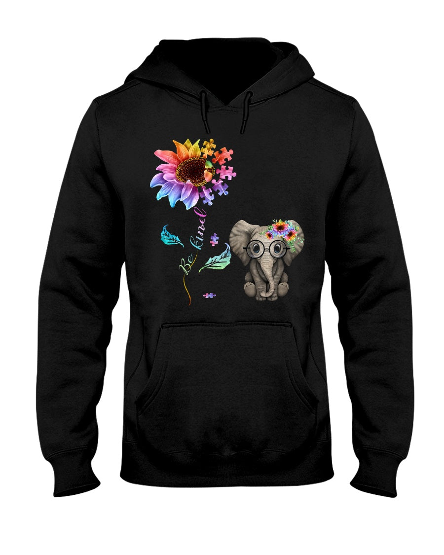 Elefant sei nett – T-Shirt und Hoodie zur Sensibilisierung für Autismus 0520