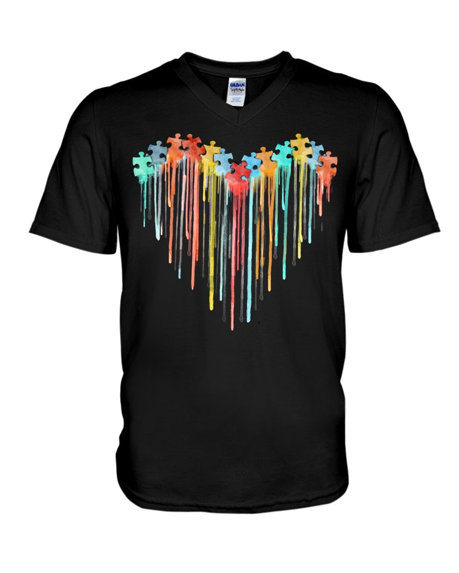Autism Heart - Autism Awareness T-shirt and Hoodie 0520