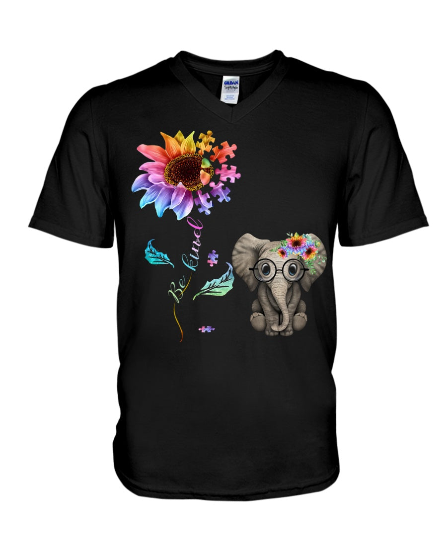 Elefant sei nett – T-Shirt und Hoodie zur Sensibilisierung für Autismus 0520