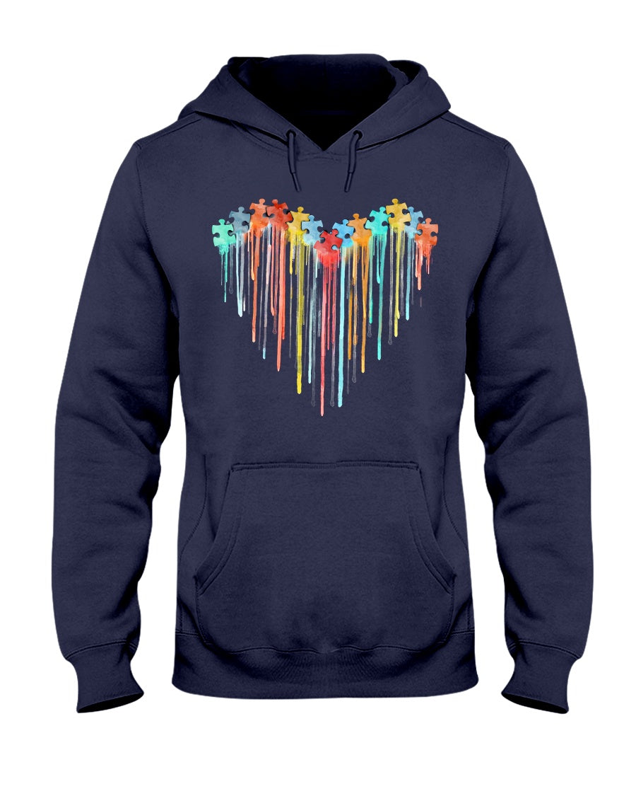 Autism Heart - Autism Awareness T-shirt and Hoodie 0520