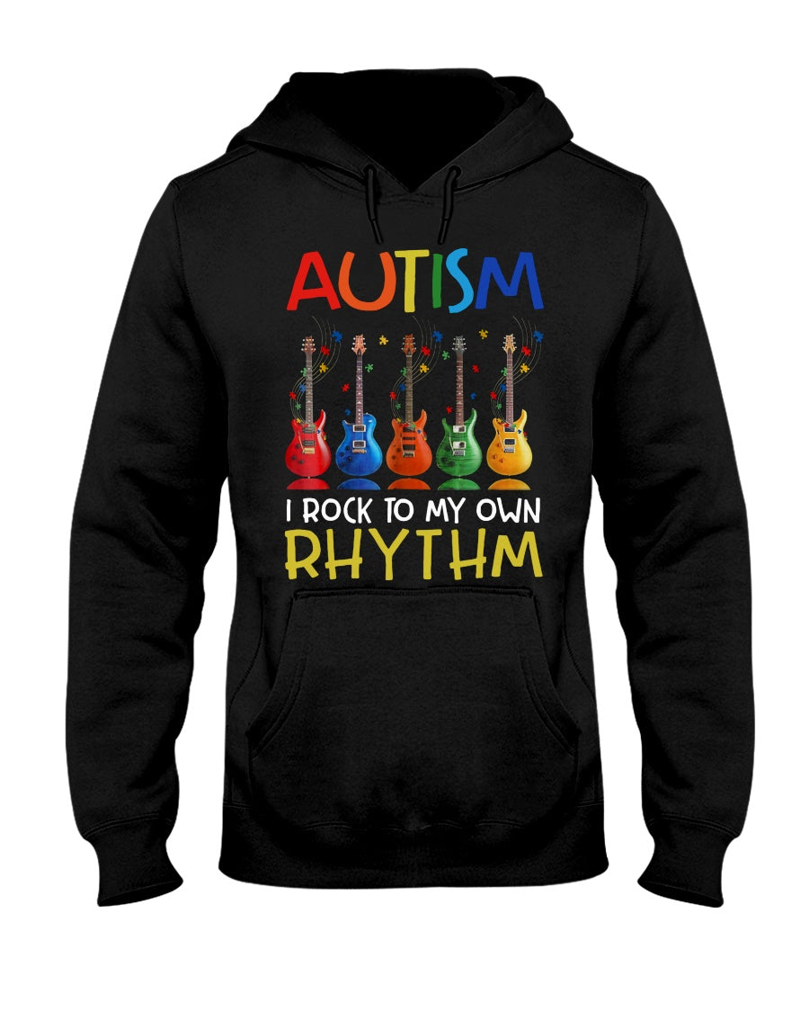 Autismus – Ich rocke nach meinem eigenen Rhythmus – T-Shirt und Hoodie zur Sensibilisierung für Autismus 0921