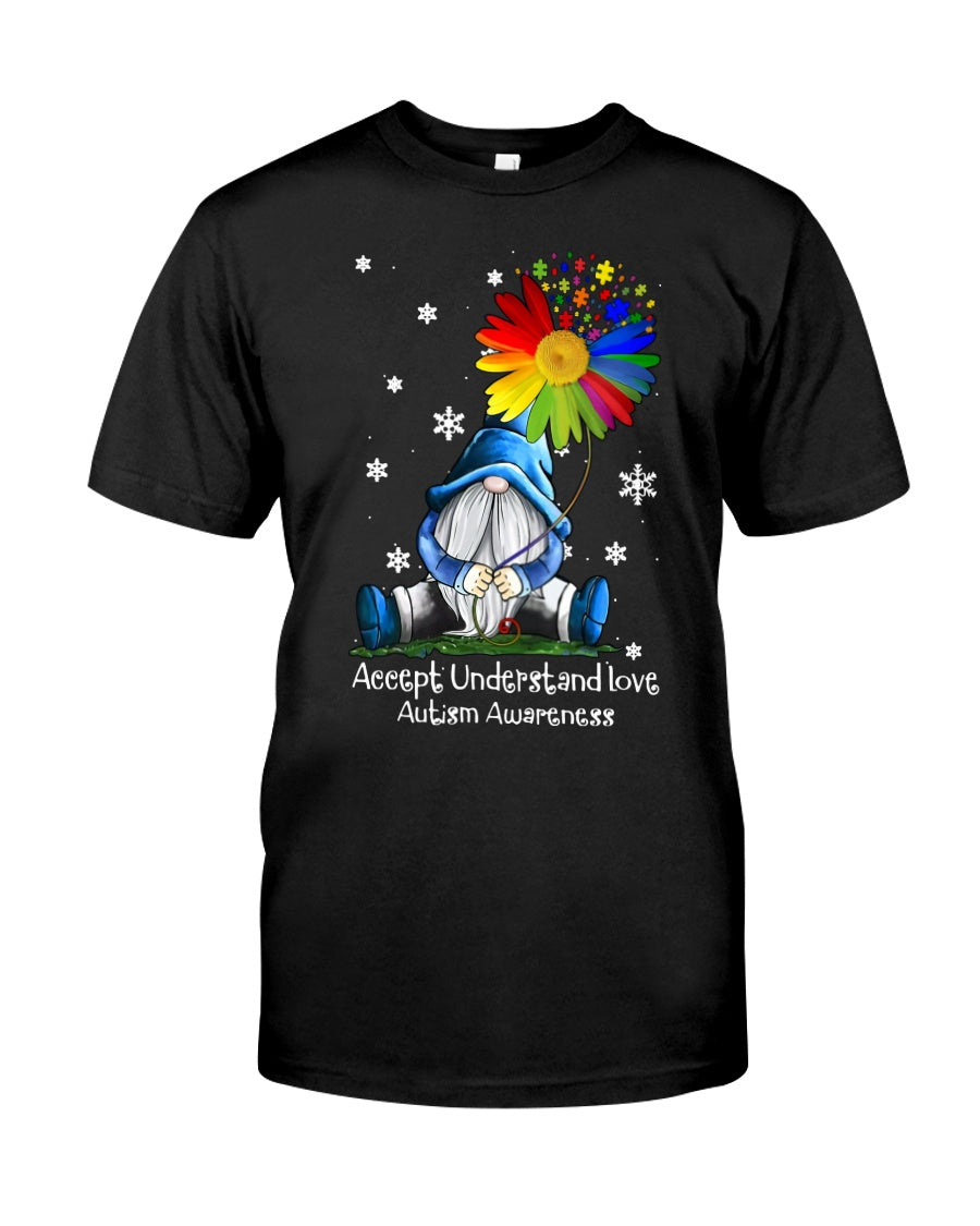 Accept Understand Love Autism Awareness T-shirt and Hoodie 0523