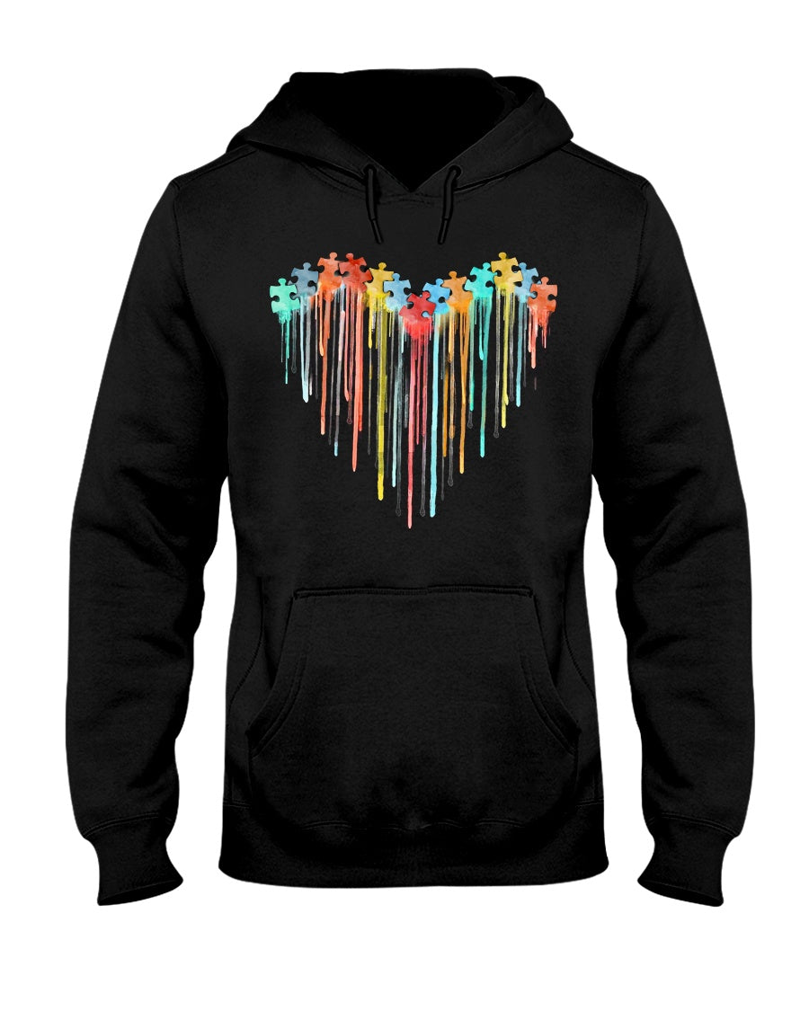 Autism Heart - Autism Awareness T-shirt and Hoodie 0520