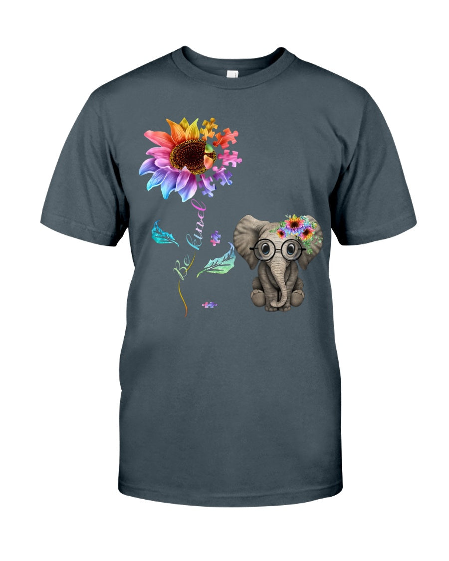 Elefant sei nett – T-Shirt und Hoodie zur Sensibilisierung für Autismus 0520