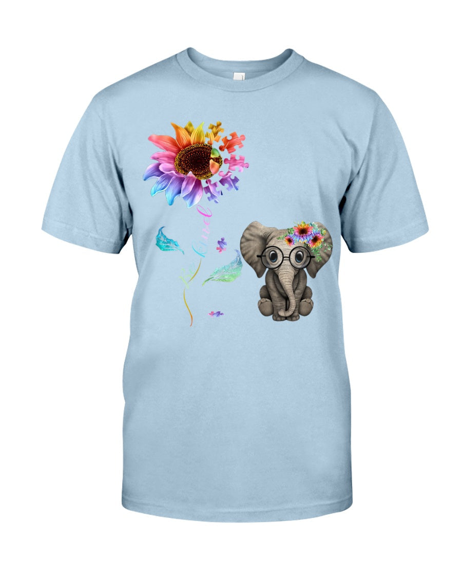 Elefant sei nett – T-Shirt und Hoodie zur Sensibilisierung für Autismus 0520