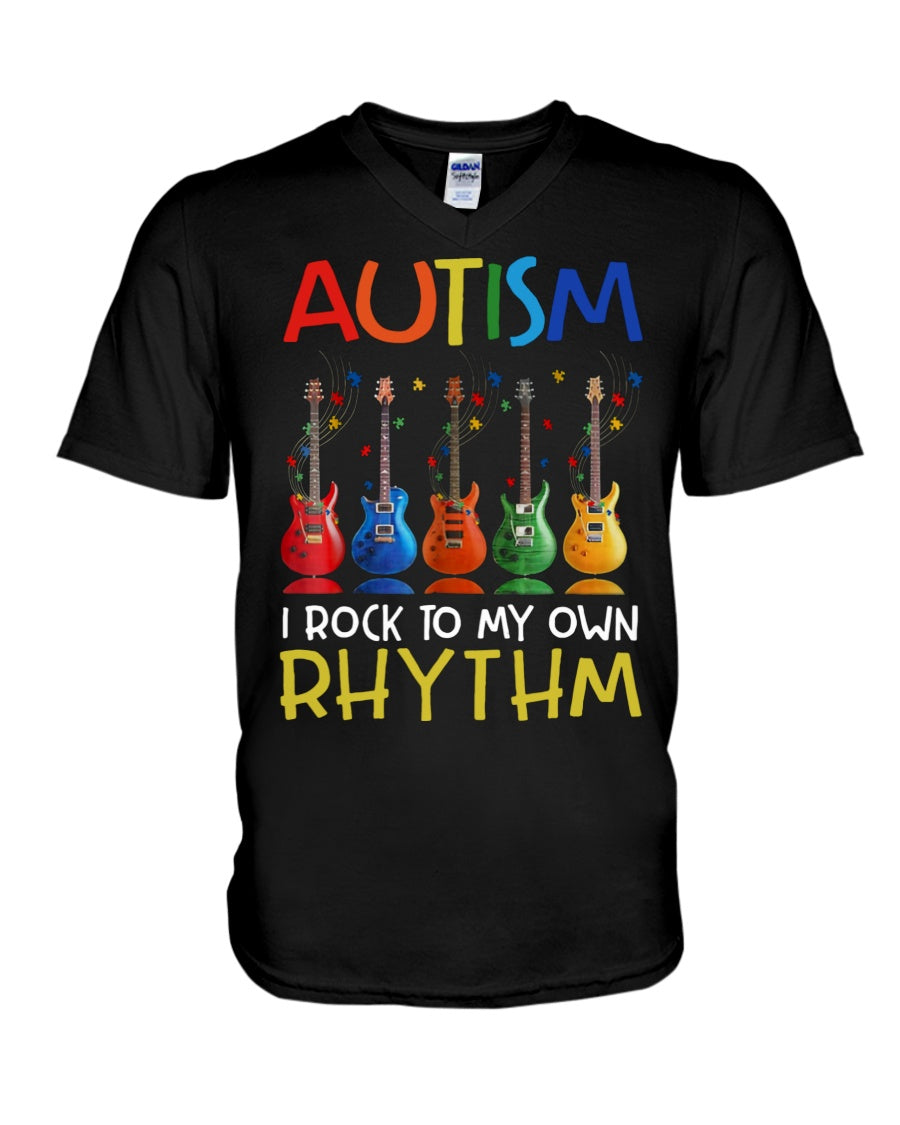 Autismus – Ich rocke nach meinem eigenen Rhythmus – T-Shirt und Hoodie zur Sensibilisierung für Autismus 0921