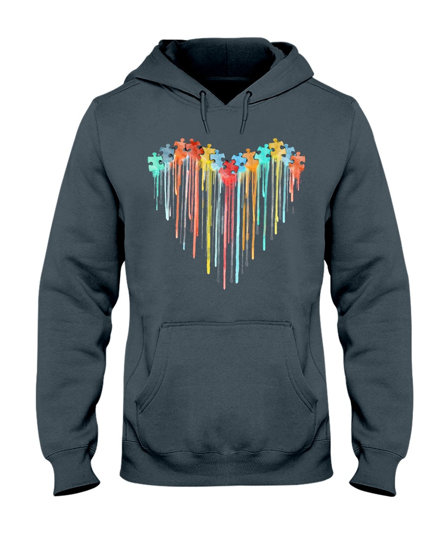 Autism Heart - Autism Awareness T-shirt and Hoodie 0520