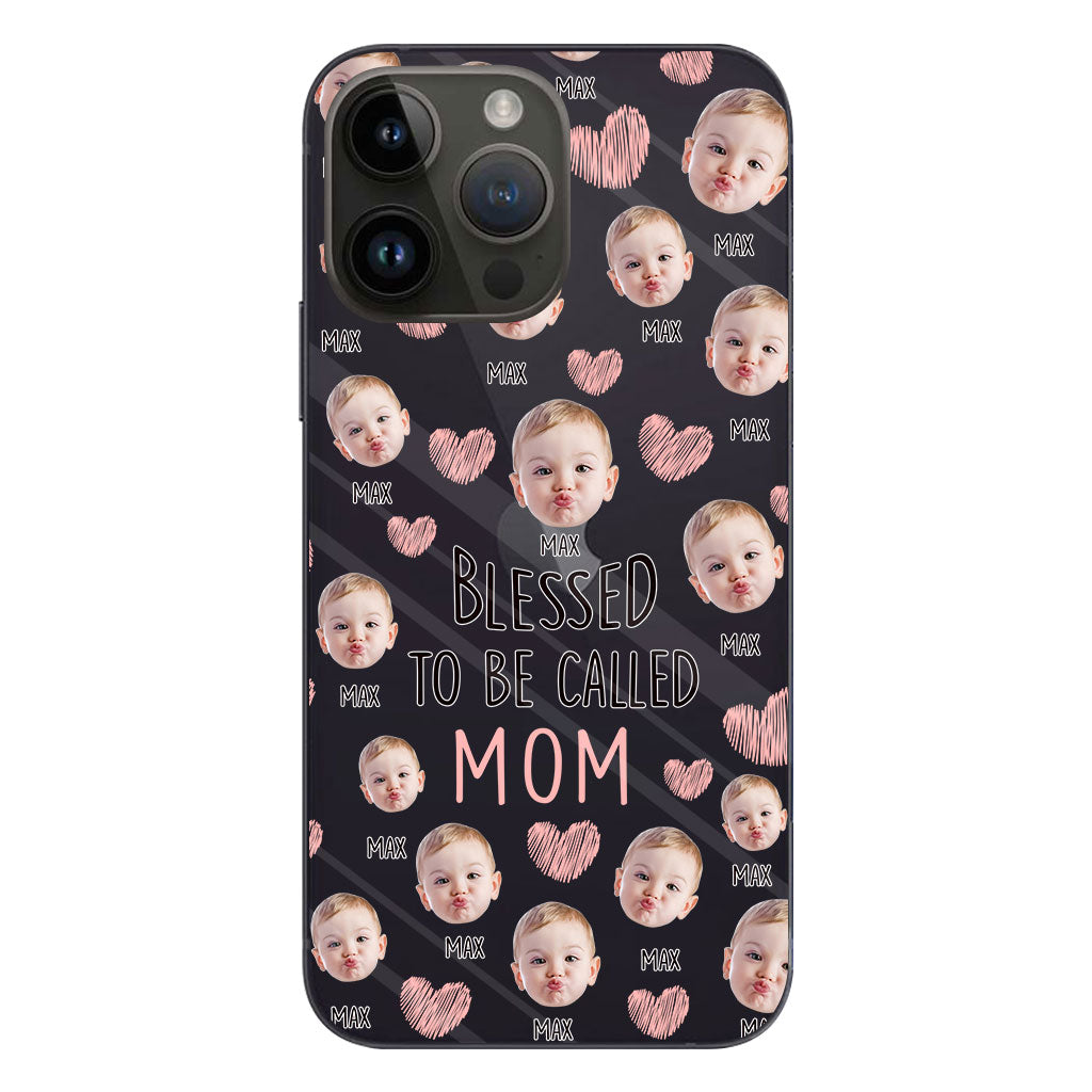 Blessed To Be Called Mom - Personalized Mother Clear Phone Case